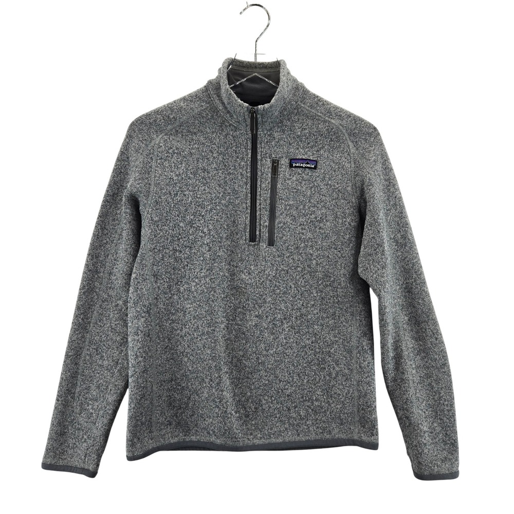 Patagonia Better Sweater Fleece 1/4 Zip Pullover Gray XS Worn‎ Wear Gorpcore